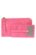 Joy Karina Convertible Wristlet / Wallet - Vivid Pink