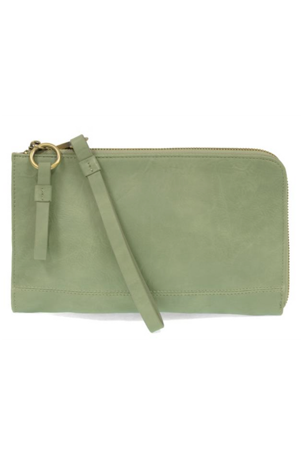 Joy Karina Convertible Wristlet / Wallet - Cameo Green