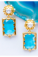 SIDEWALK SALE ITEM - GS Gemma Earring - Azure