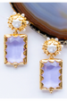 SIDEWALK SALE ITEM - GS Gemma Earring - Lilac