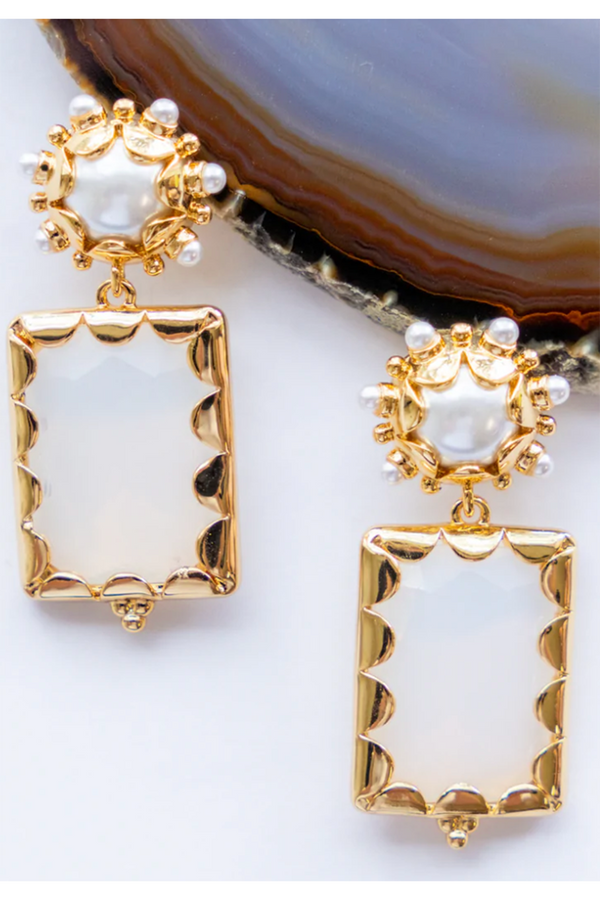 SIDEWALK SALE ITEM - GS Gemma Earring - Opal