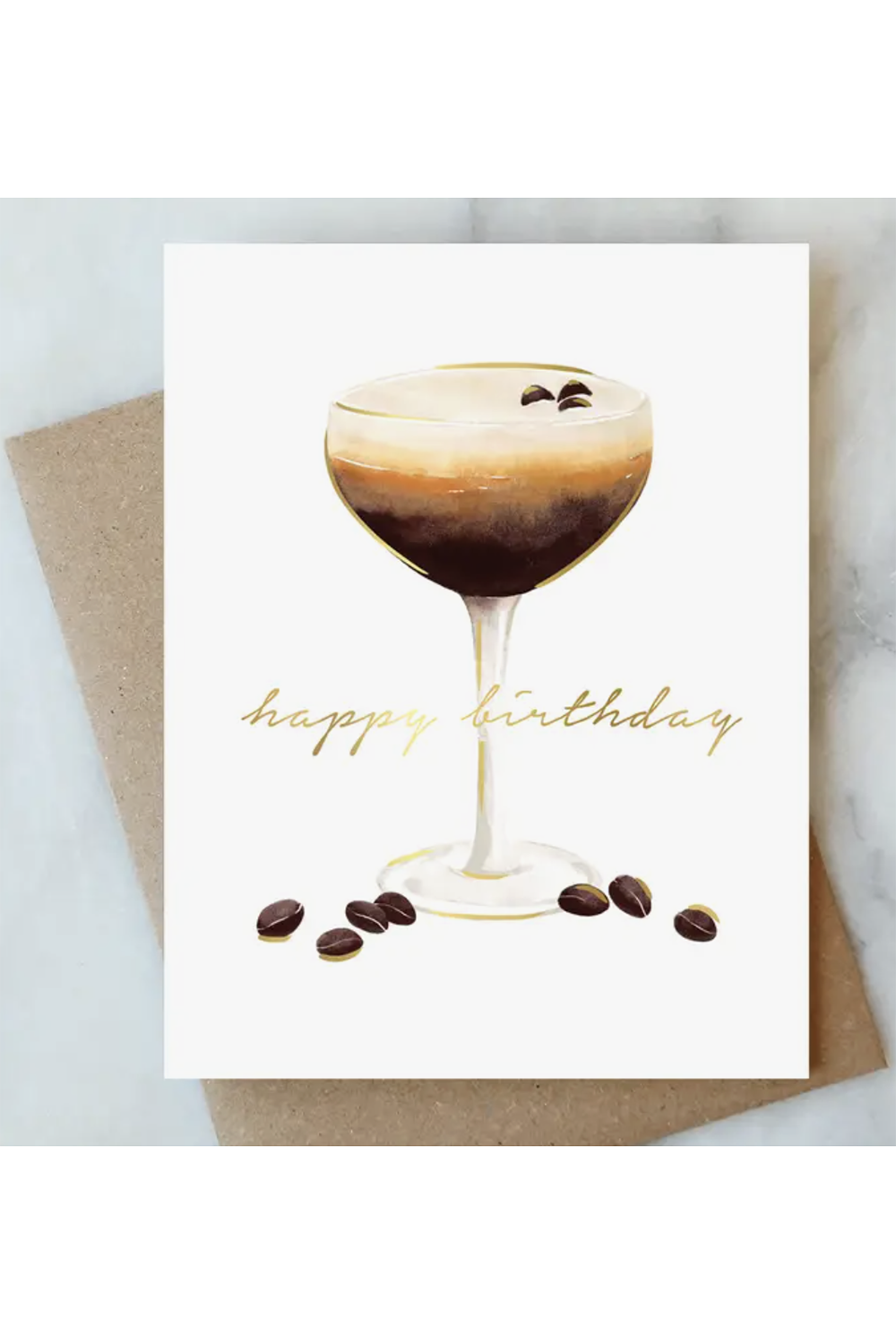 AJD Birthday Card - Espresso Martini