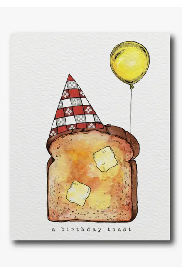 Allie Greeting Card - Birthday Toast