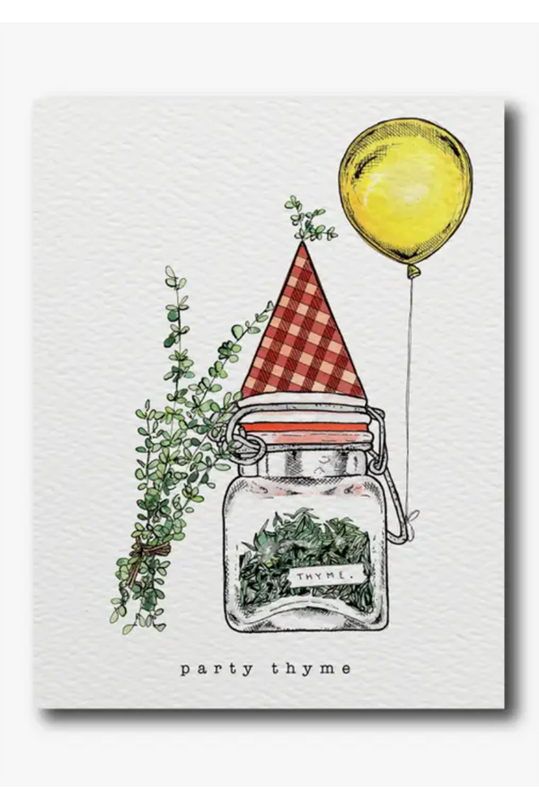 Allie Greeting Card - Birthday Party Thyme