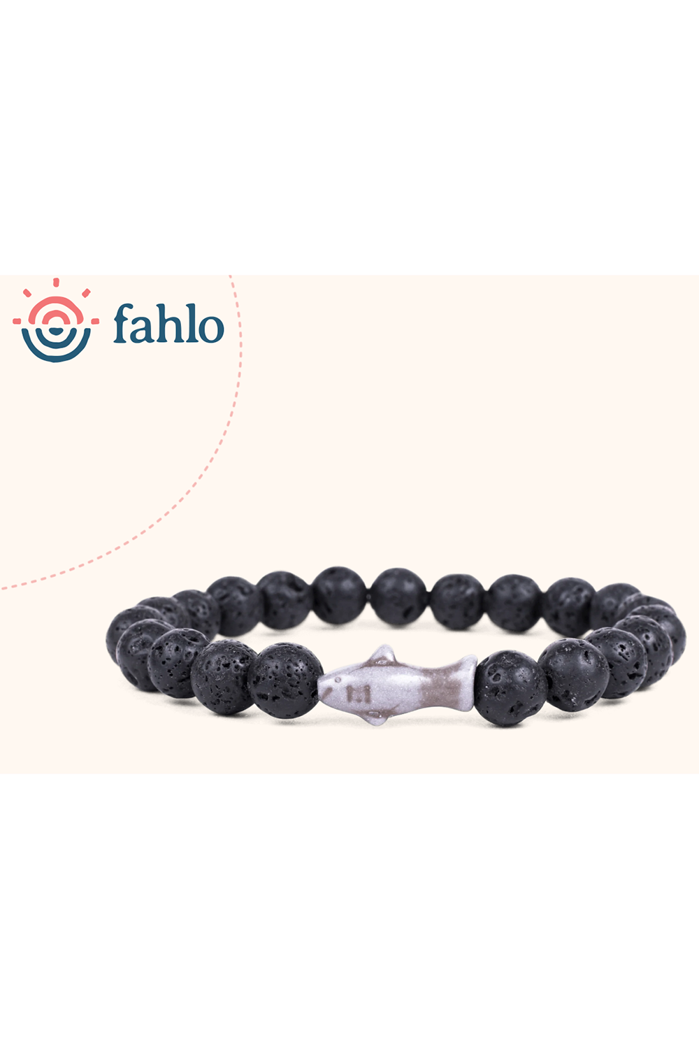 Fahlo Voyage Bracelet - Lava Stone