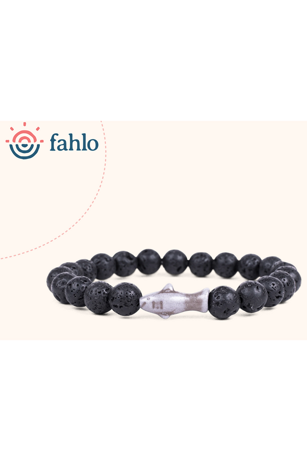 Fahlo Voyage Bracelet - Lava Stone