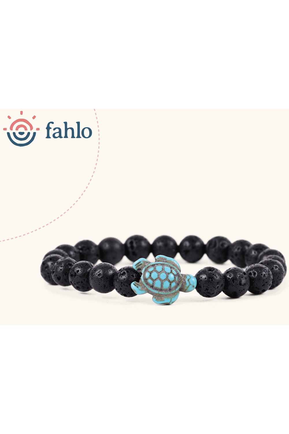 Fahlo Journey Bracelet - Lava Stone