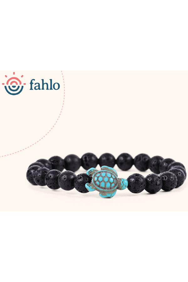 Fahlo Journey Bracelet - Lava Stone