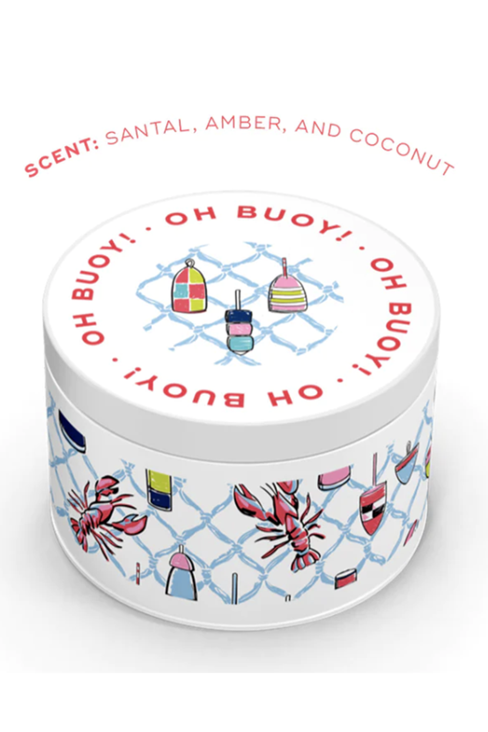 SIDEWALK SALE ITEM - SCOUT + Annapolis Candle - Travel Tin "Knotty Buoy"