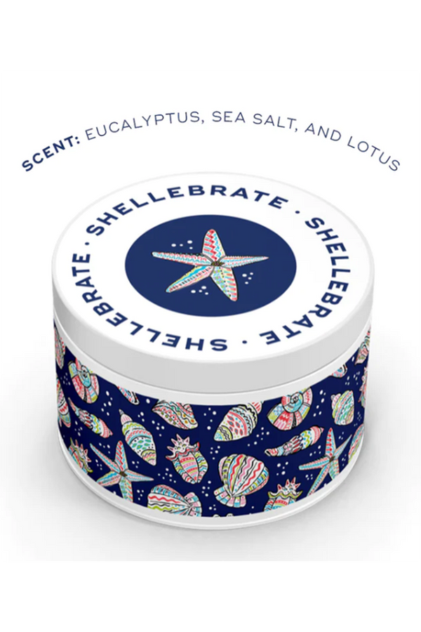 SCOUT + Annapolis Candle - Travel Tin "Shellebrity"