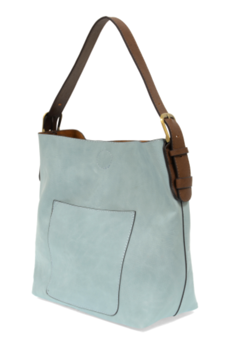 Joy Hobo-Style Handle Handbag - Blue Sugar / Coffee