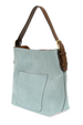 Joy Hobo-Style Handle Handbag - Blue Sugar / Coffee