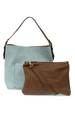 Joy Hobo-Style Handle Handbag - Blue Sugar / Coffee