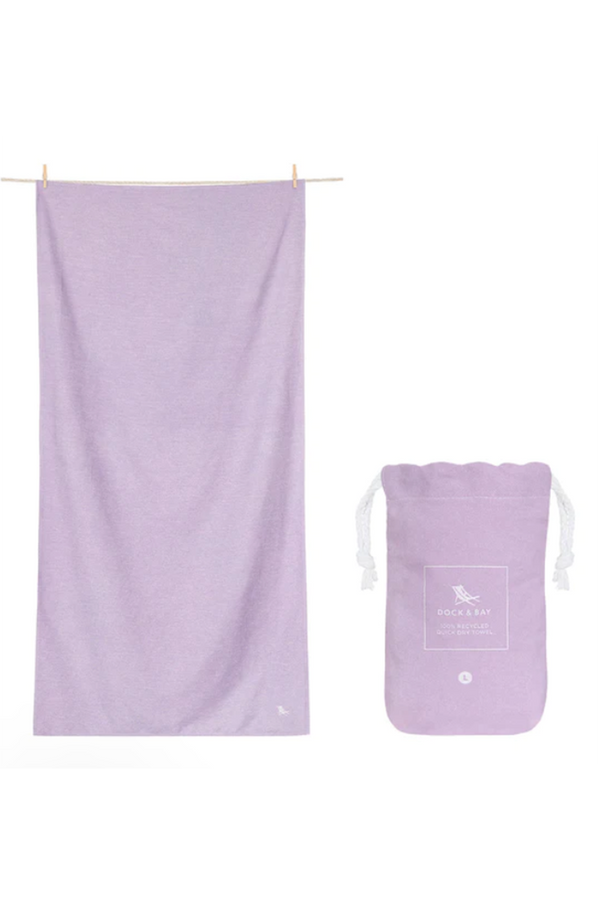 Quick Dry Beach Towel - Meadow Lilac