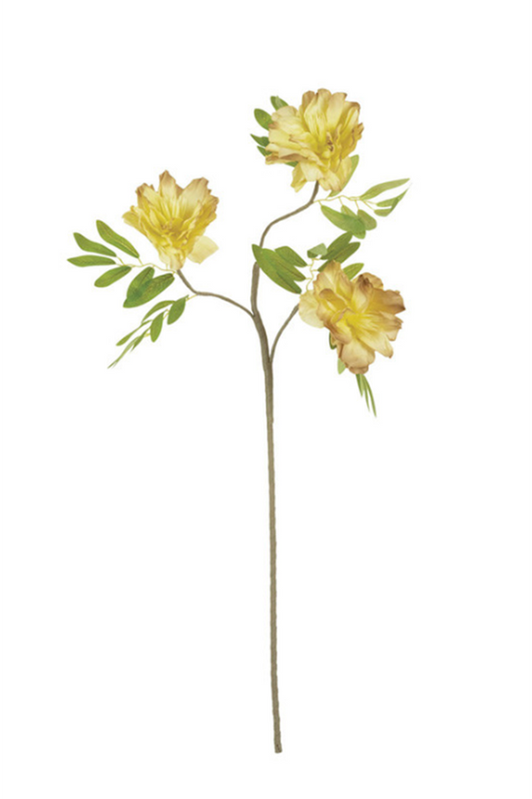Botanical Yellow Bloom Floral Stem 3438