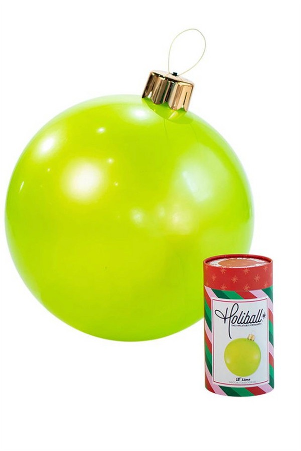 Holiball Inflatable Ornament Ball - Lime