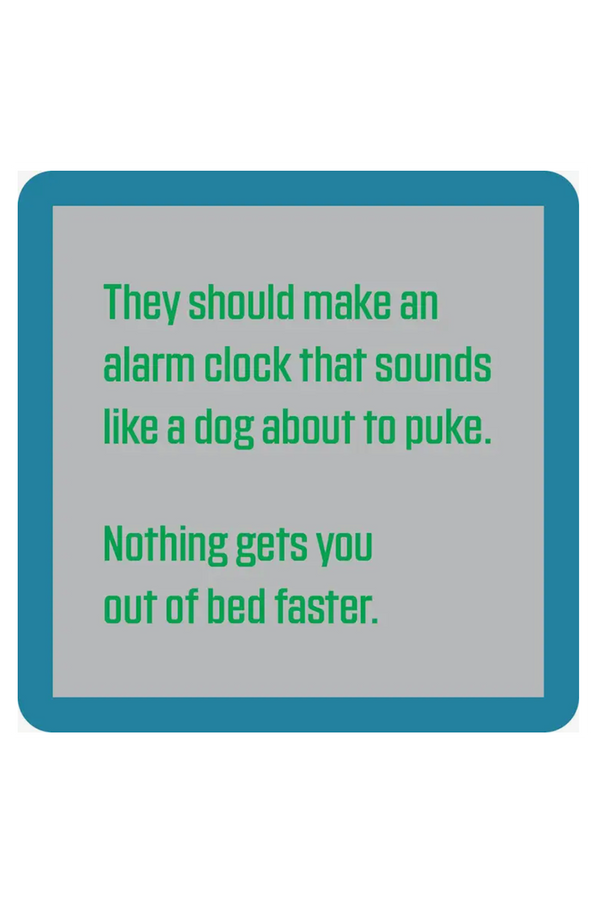 Humor Coaster - Alarm Clock