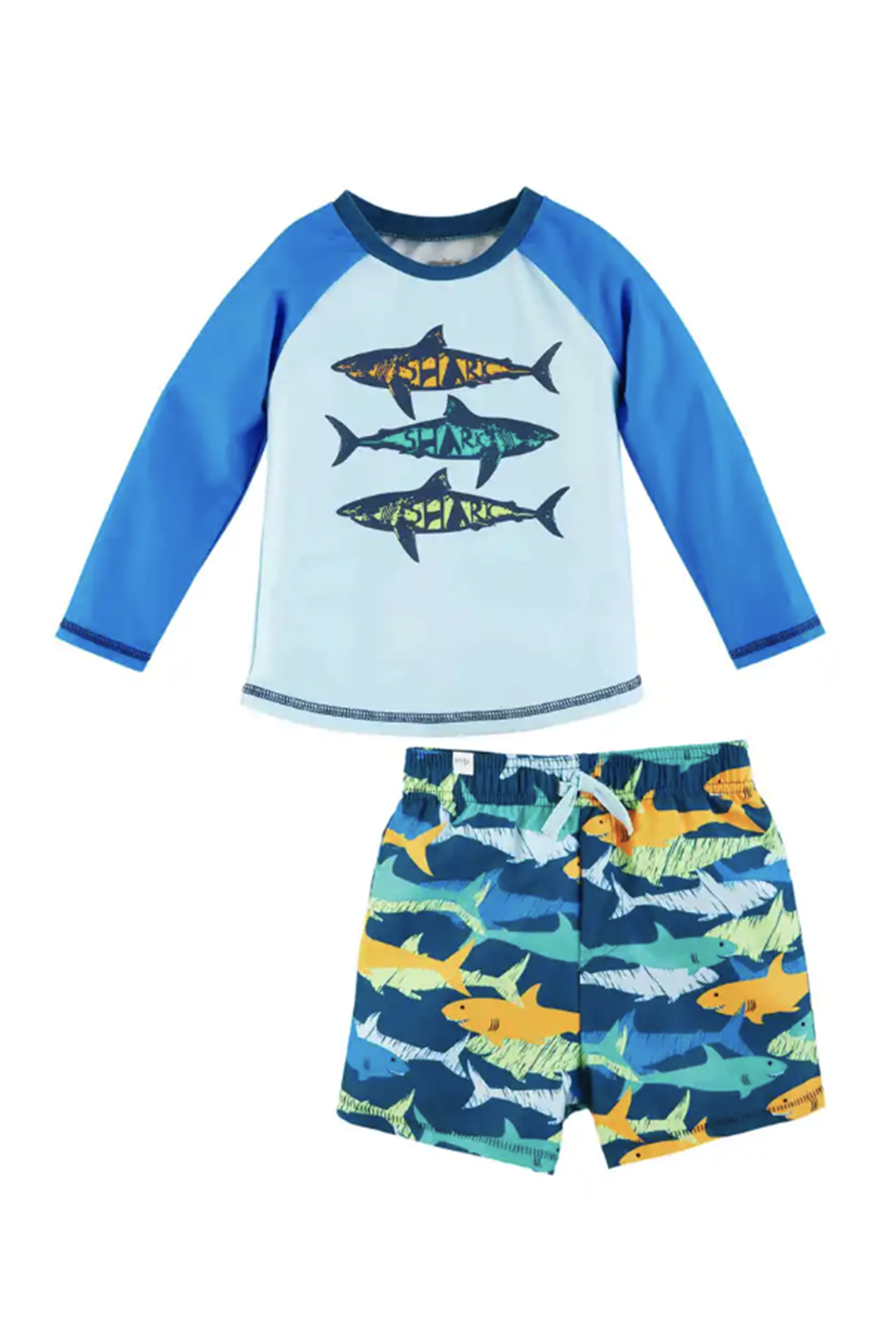 Rashguard + Swim Set - Sharks