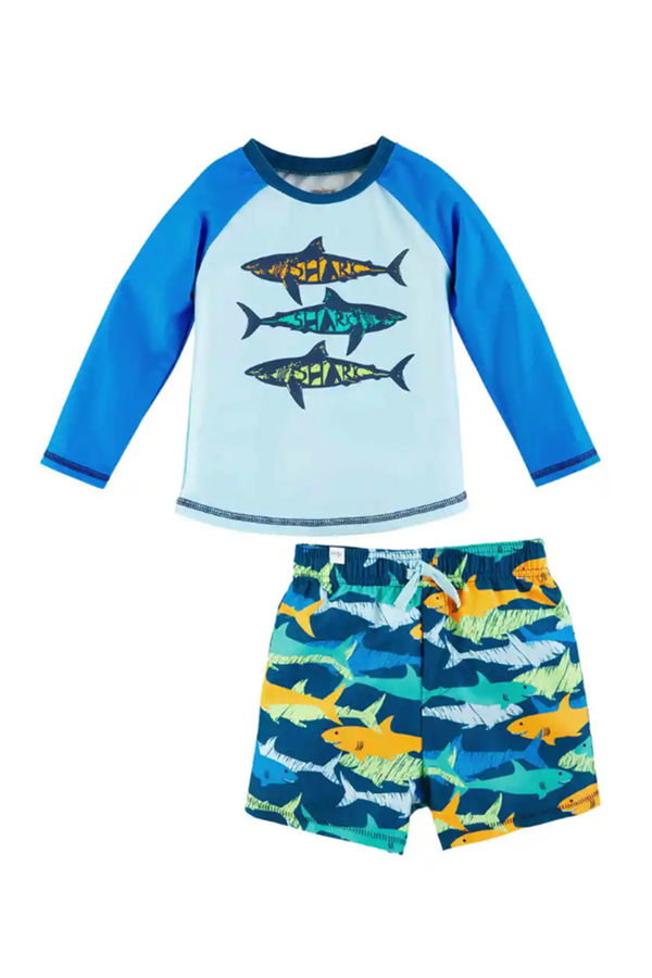 Rashguard + Swim Set - Sharks