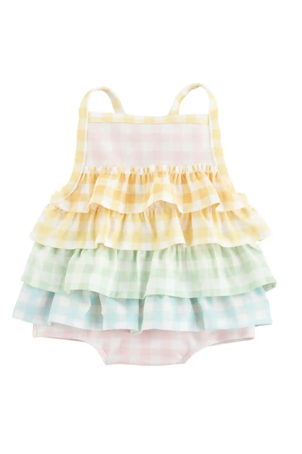 Baby Gingham Ruffle Outfit