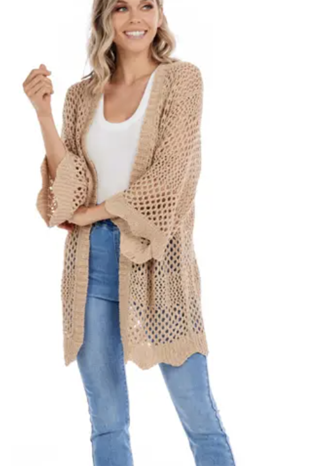 Tan 2025 summer cardigan