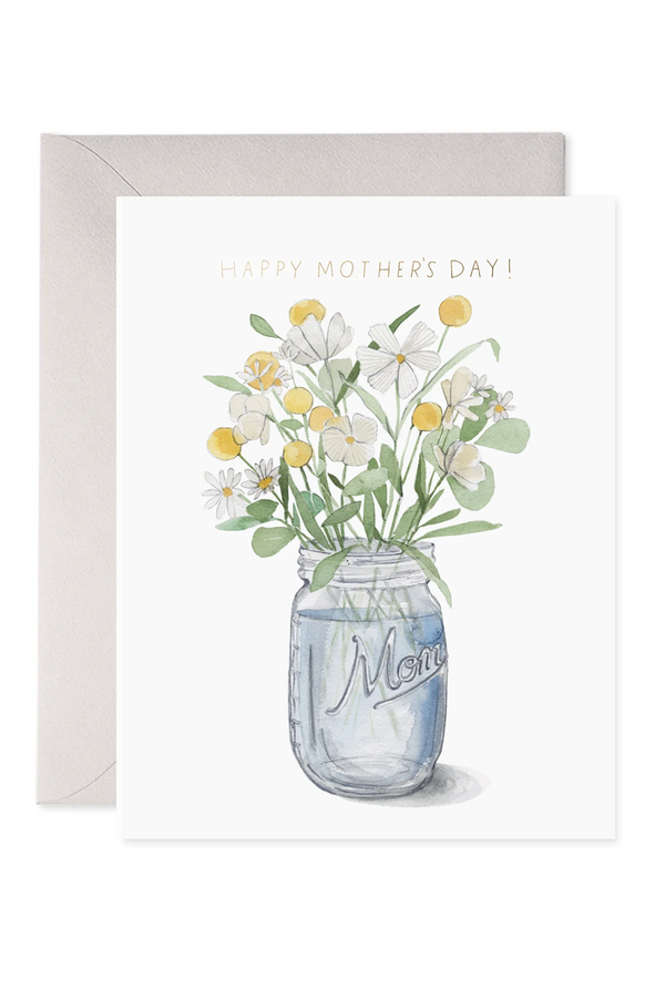 EFran Mother's Day Greeting Card - Mason Jar