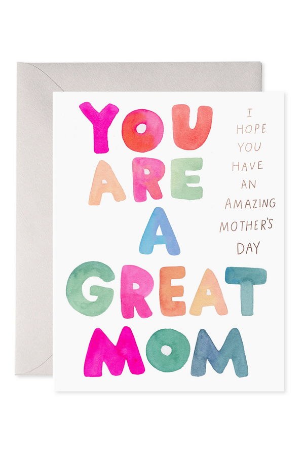 EFran Mother's Day Greeting Card - Great Mom