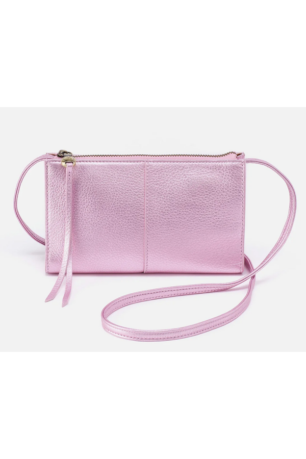 Jewel Crossbody Bag - Metallic Pink