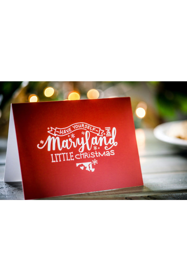 Locally Designed Holiday Card - Maryland Little Christmas