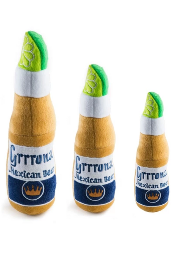 Funny Dog Toy - Grrrona Beer Corona Bottle