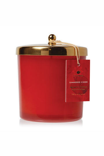 Simmered Cider Harvest Red Candle - 1 Wick