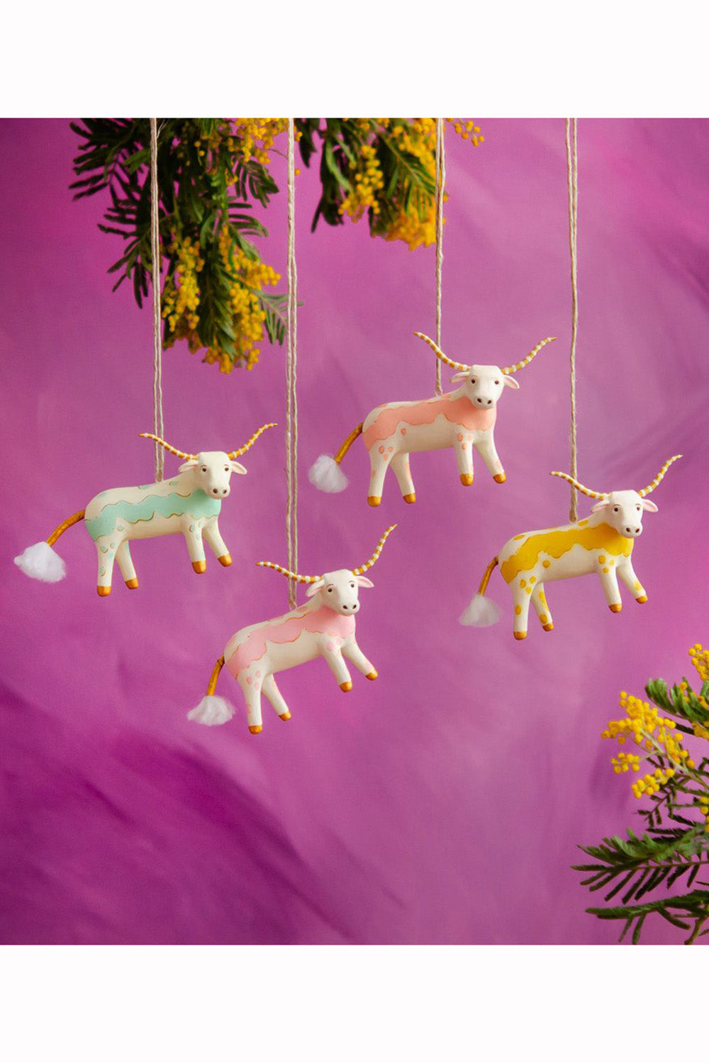 Funky Ornament - Bovine Long Horn