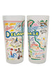 CS Frosted Glass Tumbler Cup - Delaware