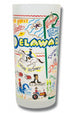 CS Frosted Glass Tumbler Cup - Delaware