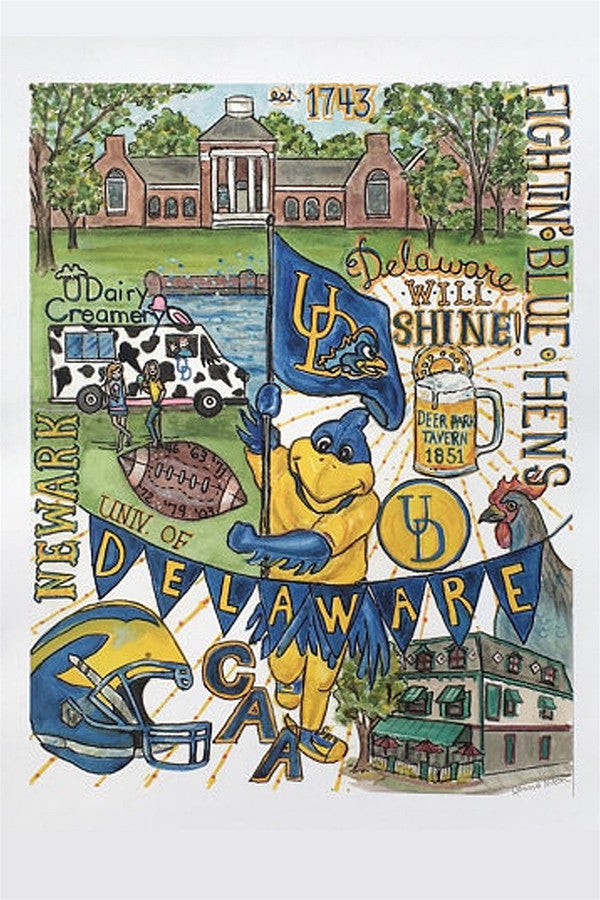 Unframed Collage - University of Delaware