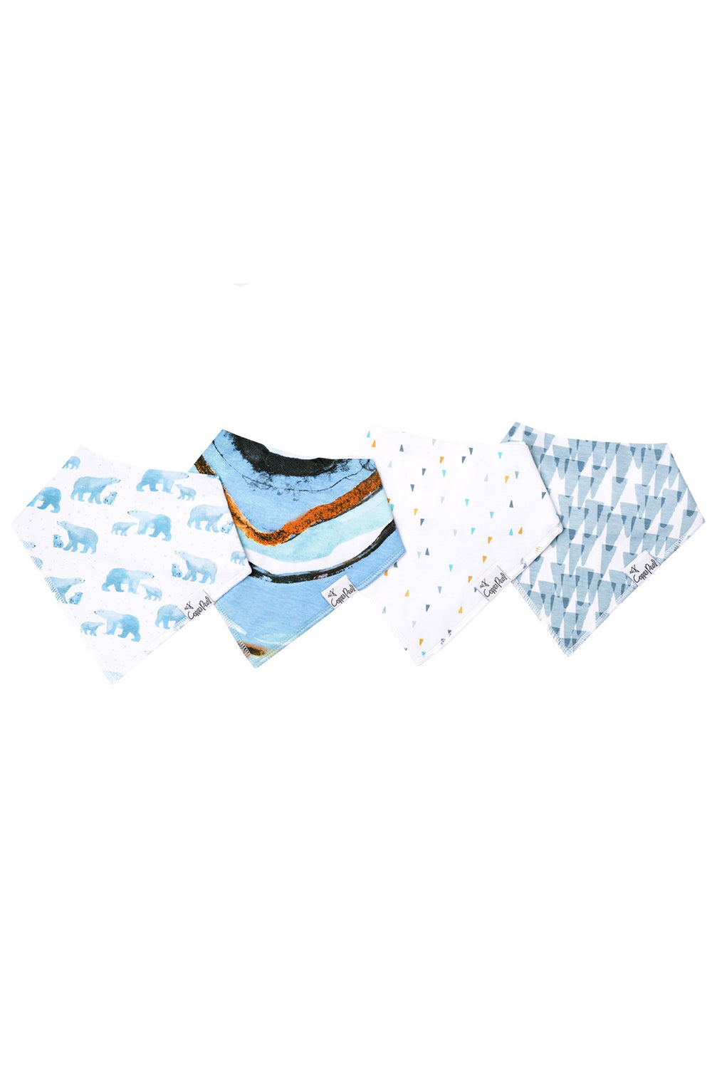 Bandana Bib Set of 4 - Arctic
