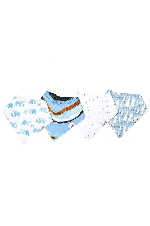 Bandana Bib Set of 4 - Arctic
