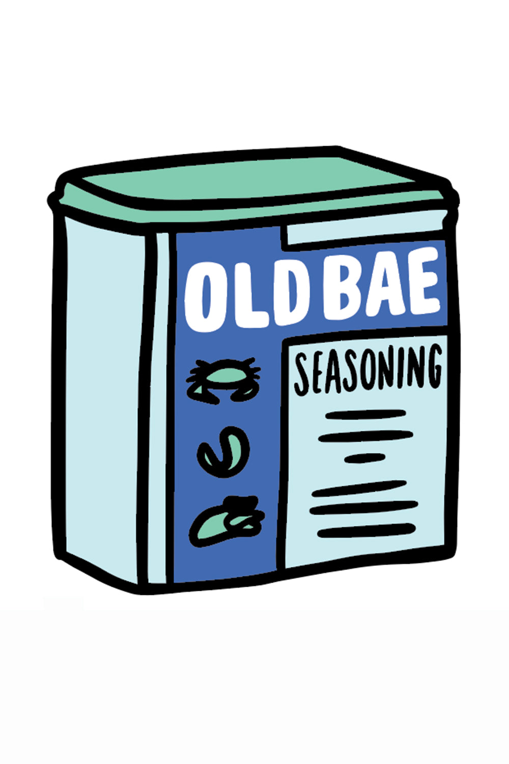 Trendy Sticker - Old Bae Can
