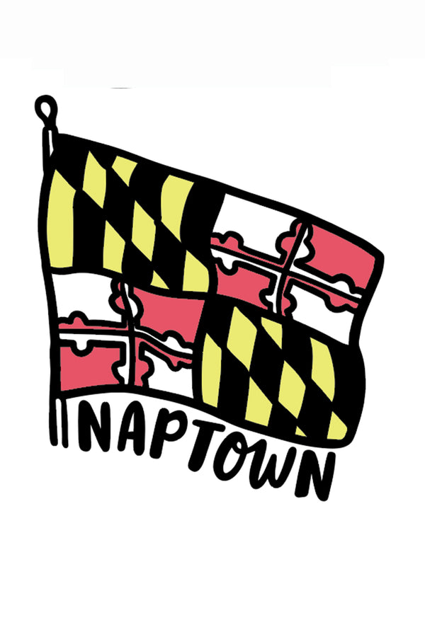 Trendy Sticker - Naptown Maryland Flag