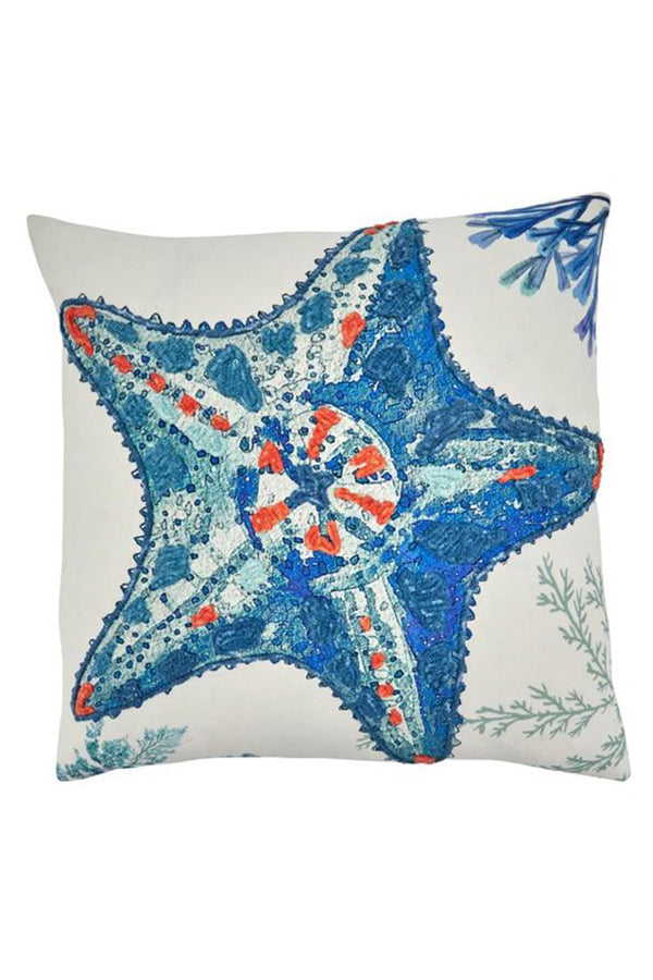 Coastal Down Filled Pillow - Starfish