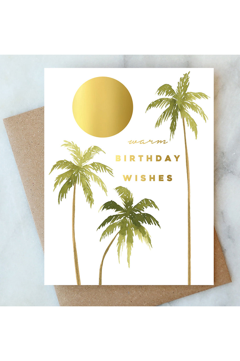 AJD Birthday Card - Golden Sun