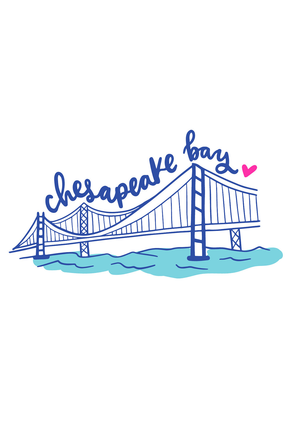 Trendy Sticker - Chesapeake Bay Bridge
