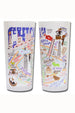 CS Frosted Glass Tumbler Cup - Chicago