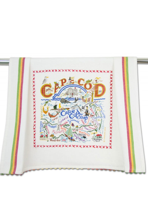 CS Embroidered Dish Towel - Cape Cod