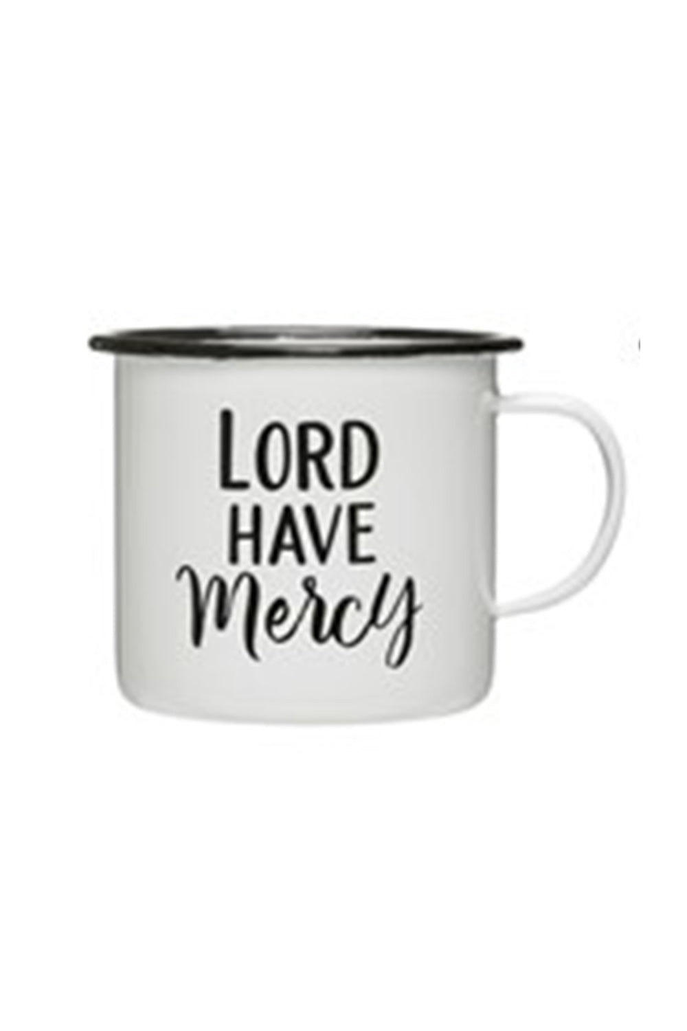 Enamel Coffee Mug - Lord Have Mercy