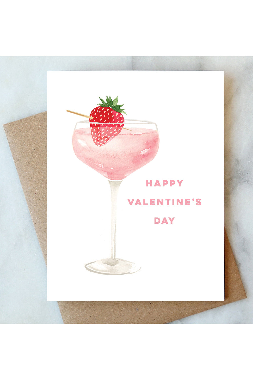 AJD Valentine's Day Card - Cocktail Drawing