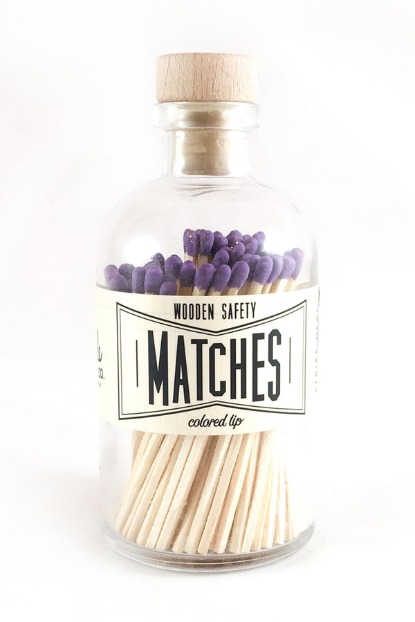 Colored Matches - Vintage Apothecary Purple