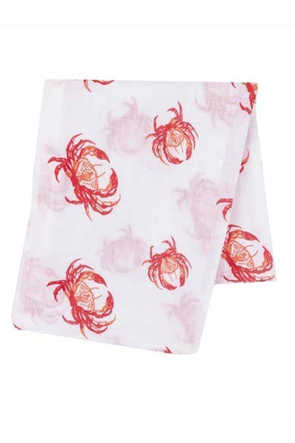 Hometown Swaddle Blanket - Pink Crab