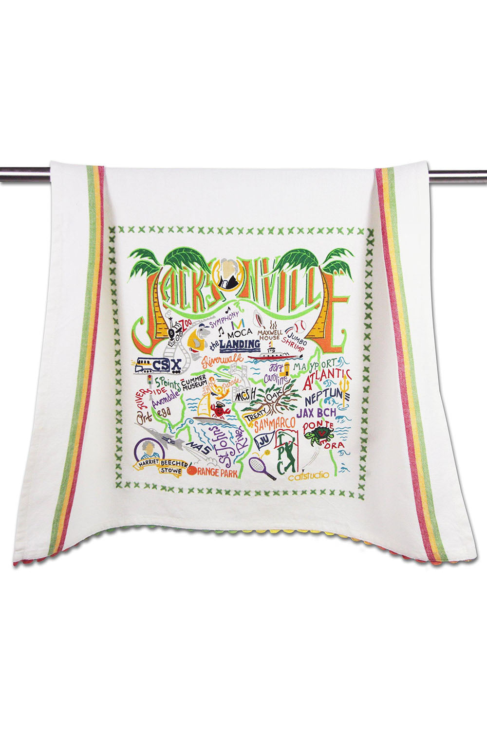 CS Embroidered Dish Towel  - Jacksonville