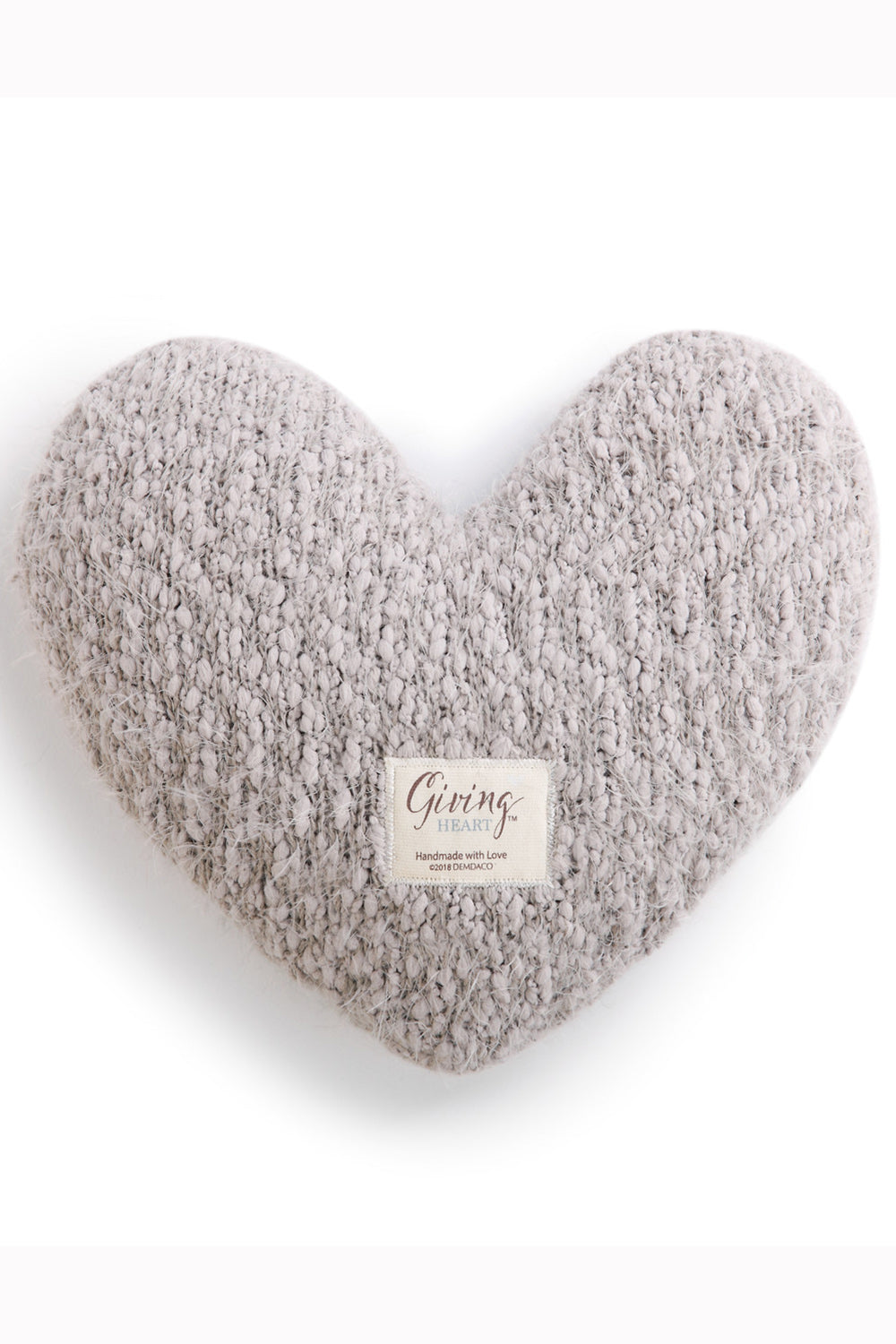Giving Heart Pillow - Taupe